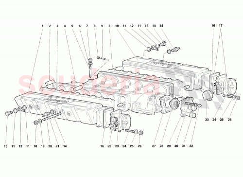 Part Diagram for Lamborghini 0013001226