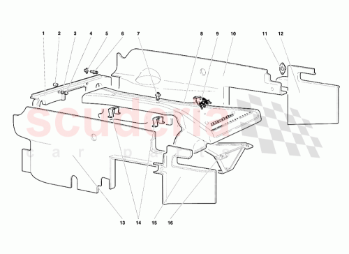 Part Diagram for Lamborghini 009411611
