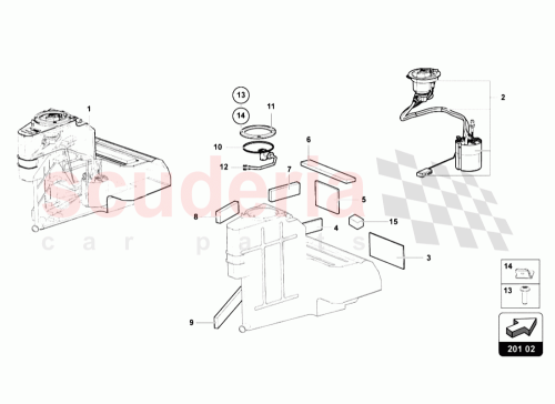 Part Diagram for Lamborghini 470201615F