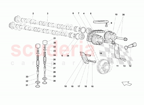 Part Diagram for Lamborghini 07M109320CK