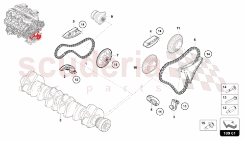 Part Diagram for Lamborghini 059109426S