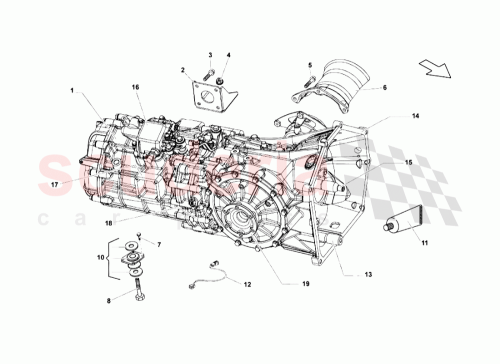 Part Diagram for Lamborghini 086300045J