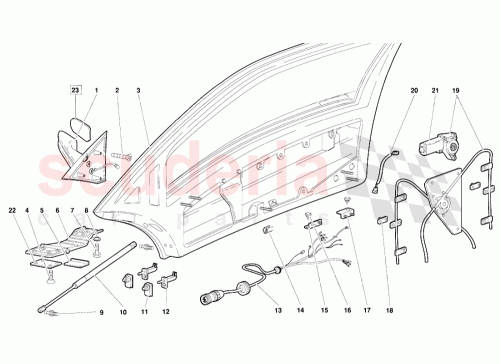 Part Diagram for Lamborghini 006130204