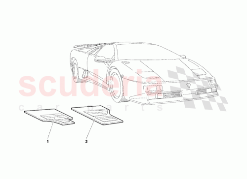 Part Diagram for Lamborghini 009458127