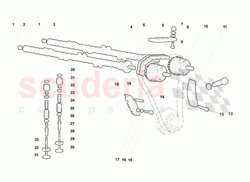 Part Diagram for Lamborghini 07M109320A