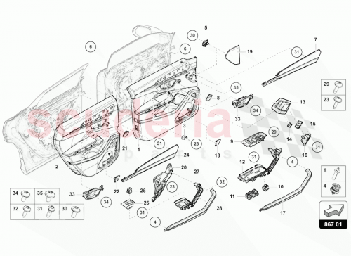 Part Diagram for Lamborghini N10586403