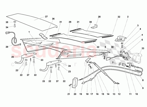 Part Diagram for Lamborghini 418827652