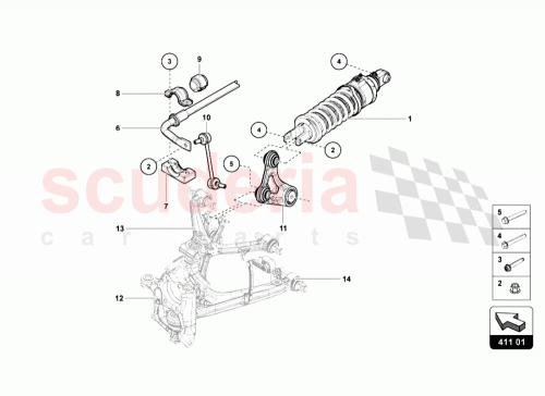 Part Diagram for Lamborghini 470411317C
