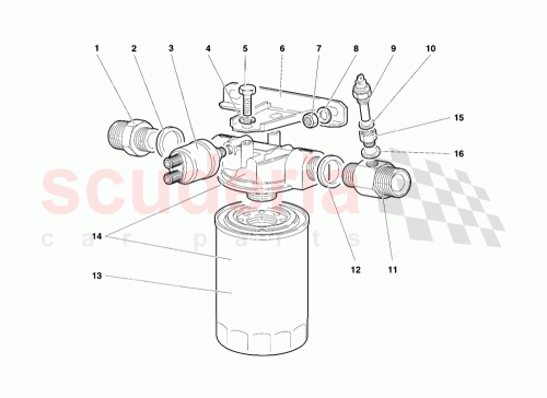 Part Diagram for Lamborghini 001535918