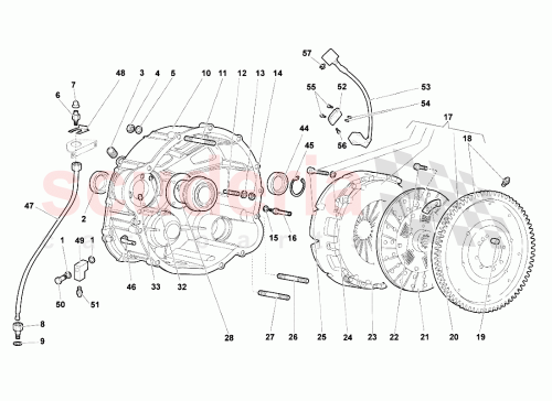 Part Diagram for Lamborghini 07M105269A