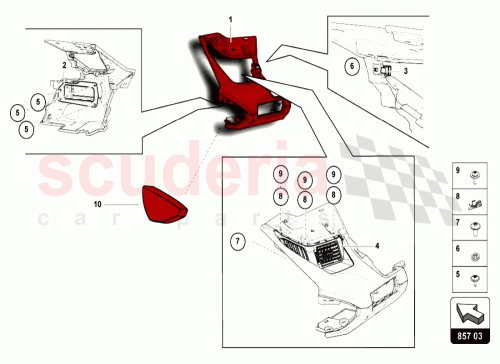 Part Diagram for Lamborghini 471858793D