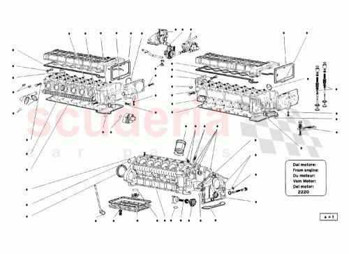 Part Diagram for Lamborghini 0011005352