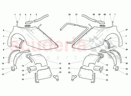 Part Diagram for Lamborghini 009411400
