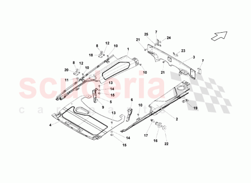 Part Diagram for Lamborghini 420805121