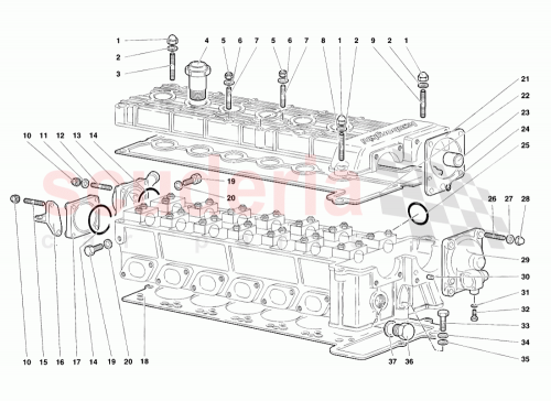 Part Diagram for Lamborghini 0011001010