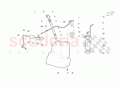 Part Diagram for Lamborghini 400201163B