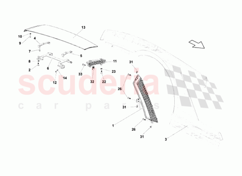 Part Diagram for Lamborghini 400827968A