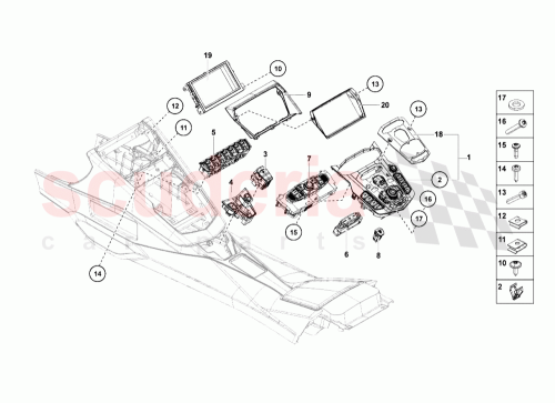 Part Diagram for Lamborghini 470919609
