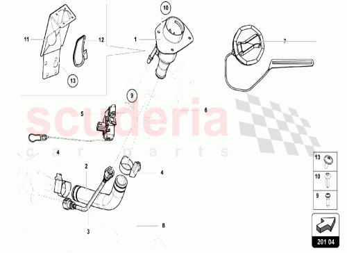 Part Diagram for Lamborghini 470201309