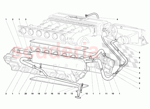 Part Diagram for Lamborghini 001532657