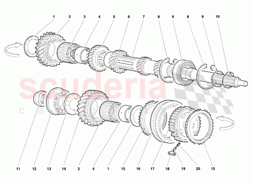 Part Diagram for Lamborghini 002426702