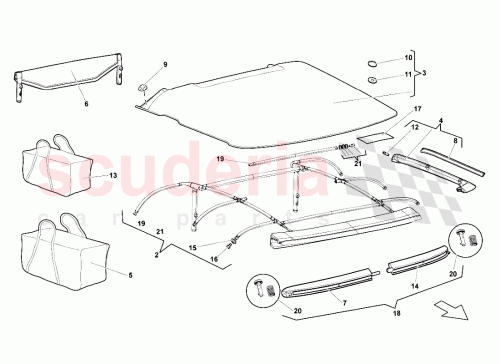 Part Diagram for Lamborghini 417871721