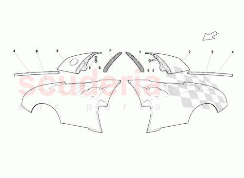 Part Diagram for Lamborghini 429821018
