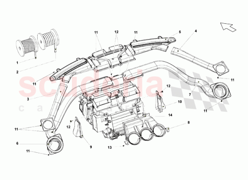 Part Diagram for Lamborghini 400819869A