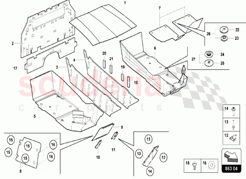 Part Diagram for Lamborghini 472864782