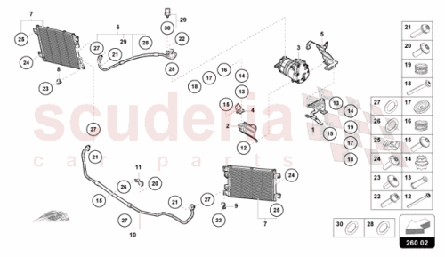 Part Diagram for Lamborghini 47B816579A