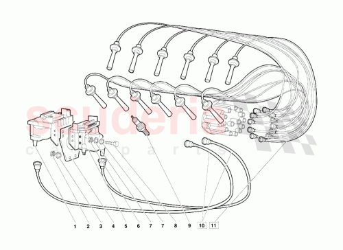 Part Diagram for Lamborghini 006129674