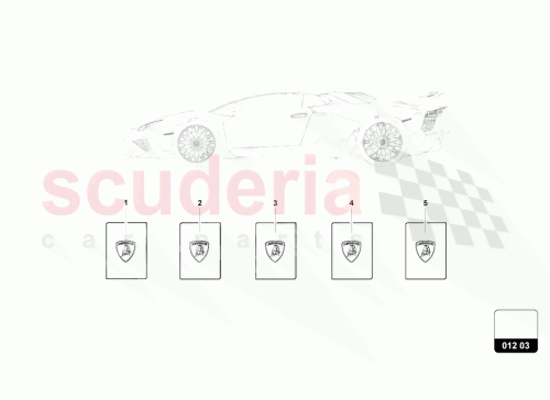 Part Diagram for Lamborghini 4T0012788JA