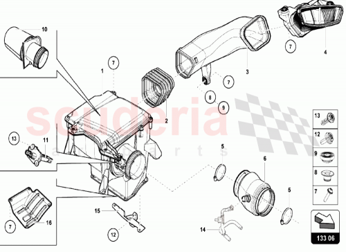 Part Diagram for Lamborghini 420133844E