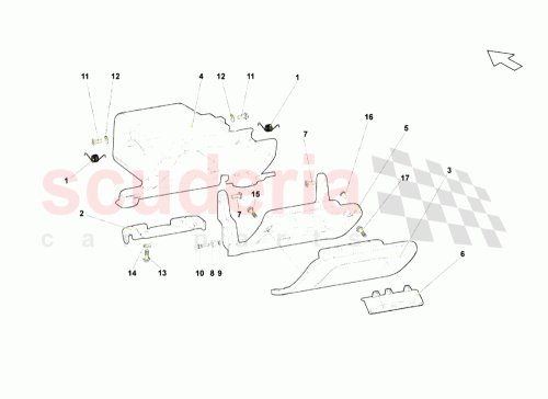 Part Diagram for Lamborghini 402858922A