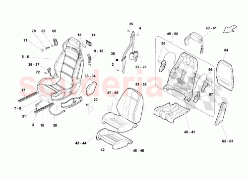 Part Diagram for Lamborghini 401857705A