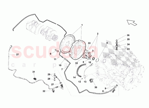 Part Diagram for Lamborghini 400721461B