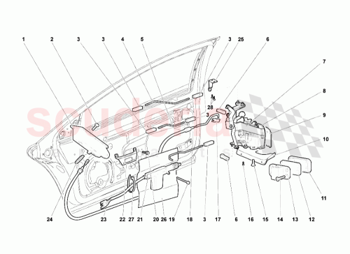 Part Diagram for Lamborghini 418837011A