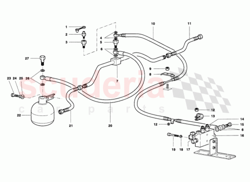 Part Diagram for Lamborghini 0051006838