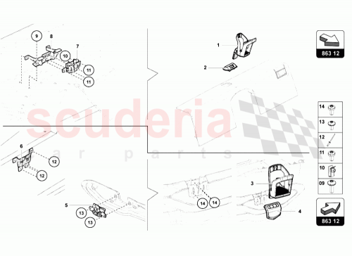 Part Diagram for Lamborghini 470863616