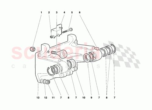 Part Diagram for Lamborghini 004231515
