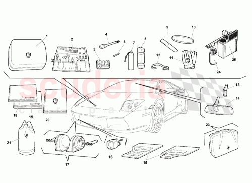 Part Diagram for Lamborghini 418012003C