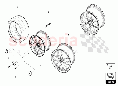Part Diagram for Lamborghini 0R7240007