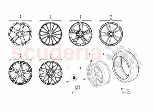 Part Diagram for Lamborghini 400601313