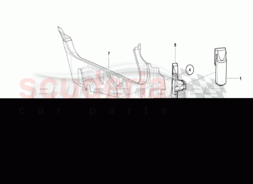 Part Diagram for Lamborghini 3D0860277
