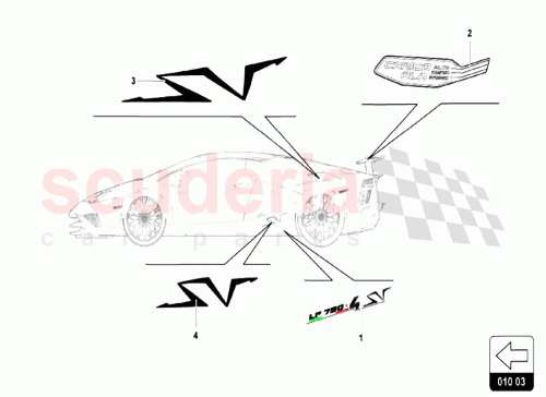 Part Diagram for Lamborghini 470853711UM3