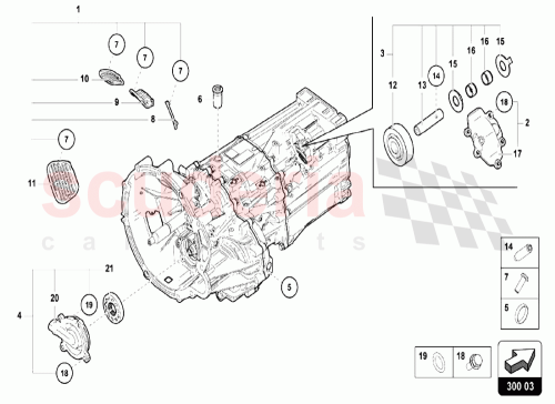 Part Diagram for Lamborghini 0CE301138