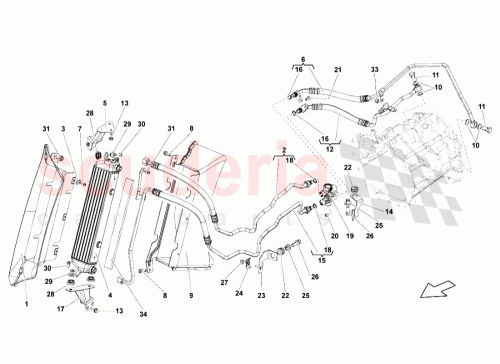 Part Diagram for Lamborghini N90666003