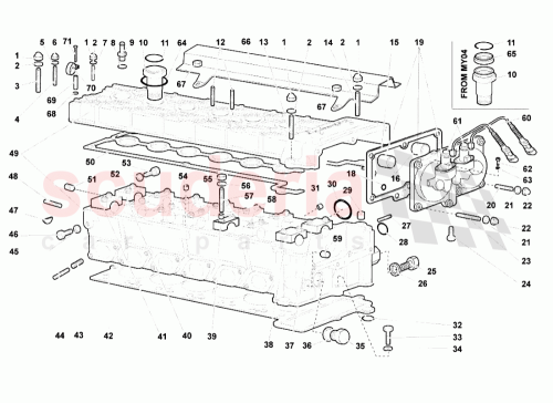 Part Diagram for Lamborghini 07M109092