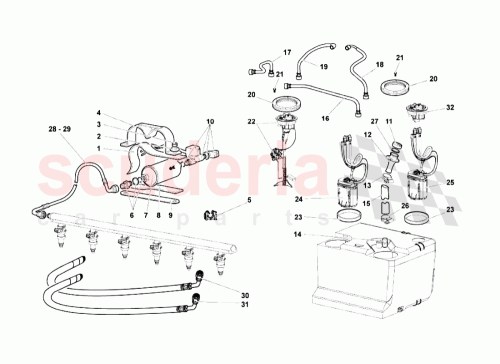 Part Diagram for Lamborghini 410201218A