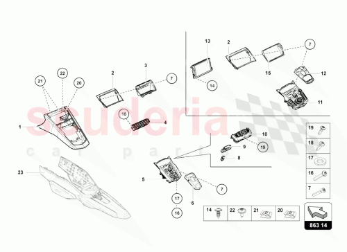 Part Diagram for Lamborghini 471941567E